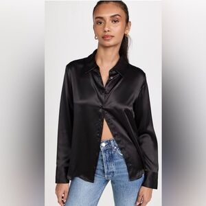 Reformation Sky Silk Top